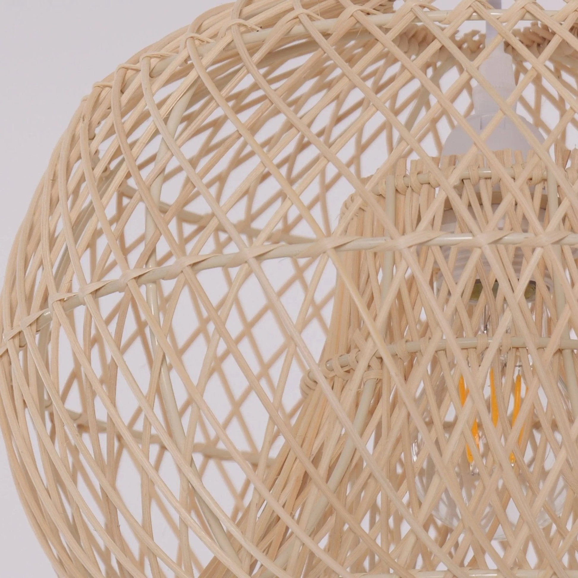 Lightsin SolNest Boho Rattan Hanging Lamp - House Comfort