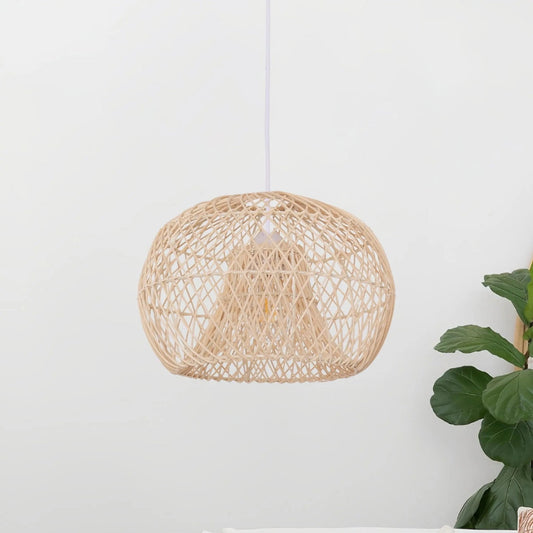 Lightsin SolNest Boho Rattan Hanging Lamp - House Comfort