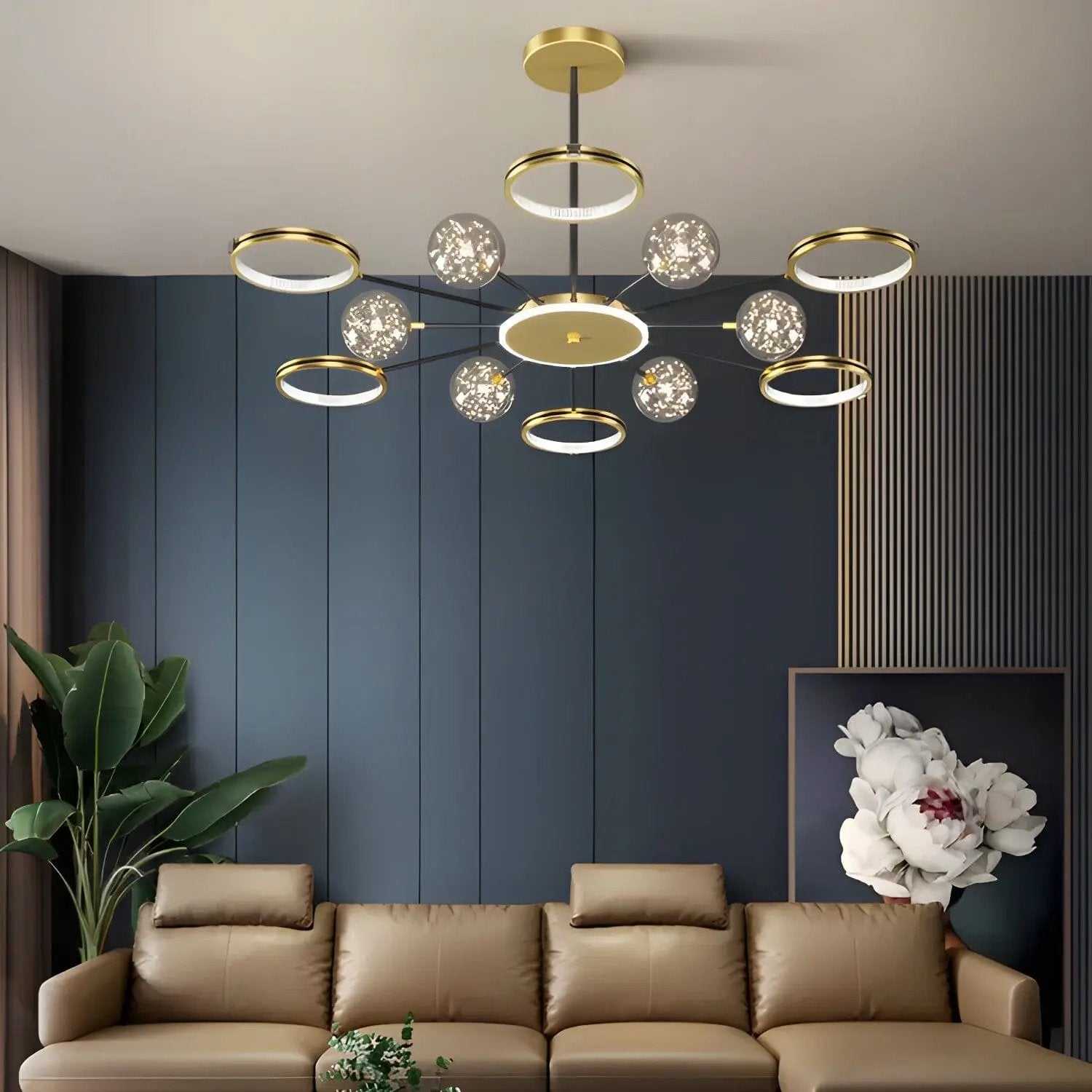 Lightsin Stylish Simple Creative Personalized Full Star Ceiling Light - House Comfort