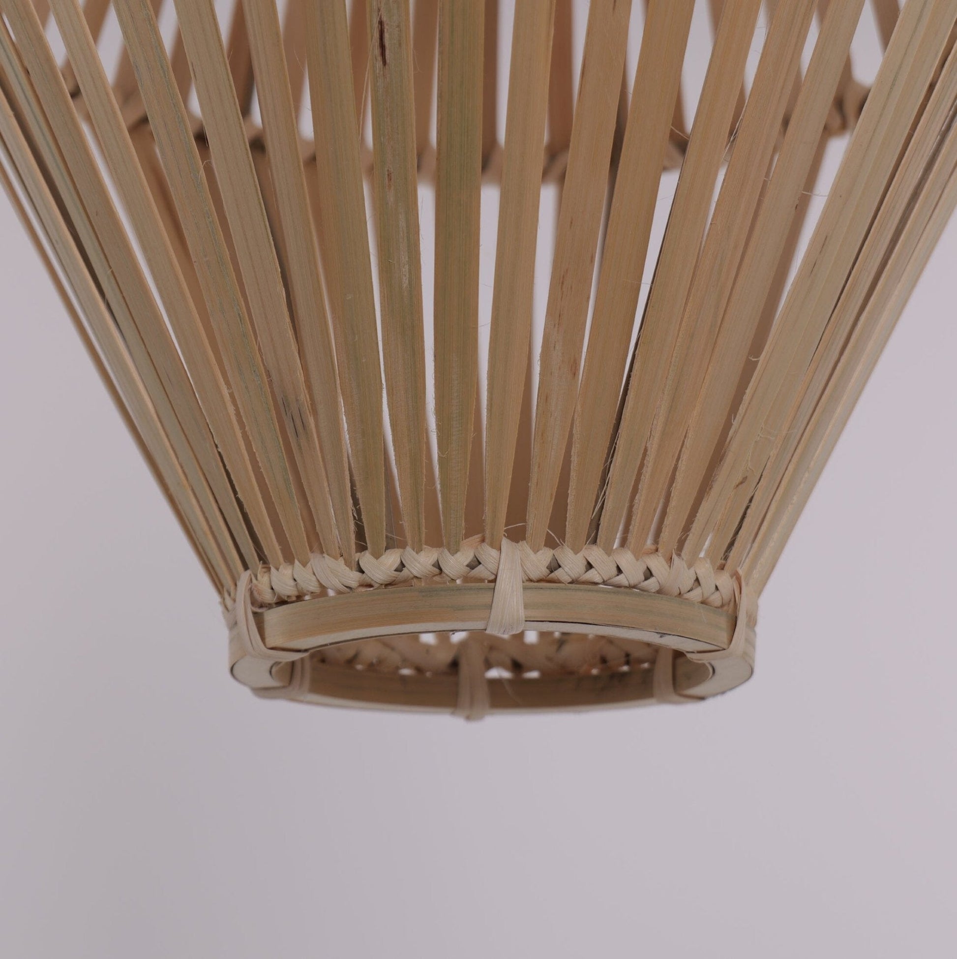 Lightsin Sustainable Geometric Bamboo Pendant Light - House Comfort