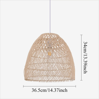 Lightsin TerraBell Dome Shaped Rattan Hanging Light - House Comfort