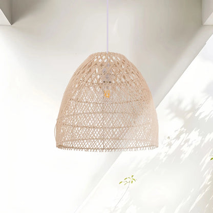 Lightsin TerraBell Dome Shaped Rattan Hanging Light - House Comfort