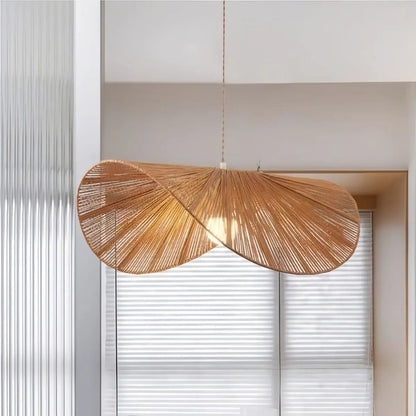 Lightsin Vintage Simple Creative Handwoven Hemp Rope Pendant Light Fixture - House Comfort