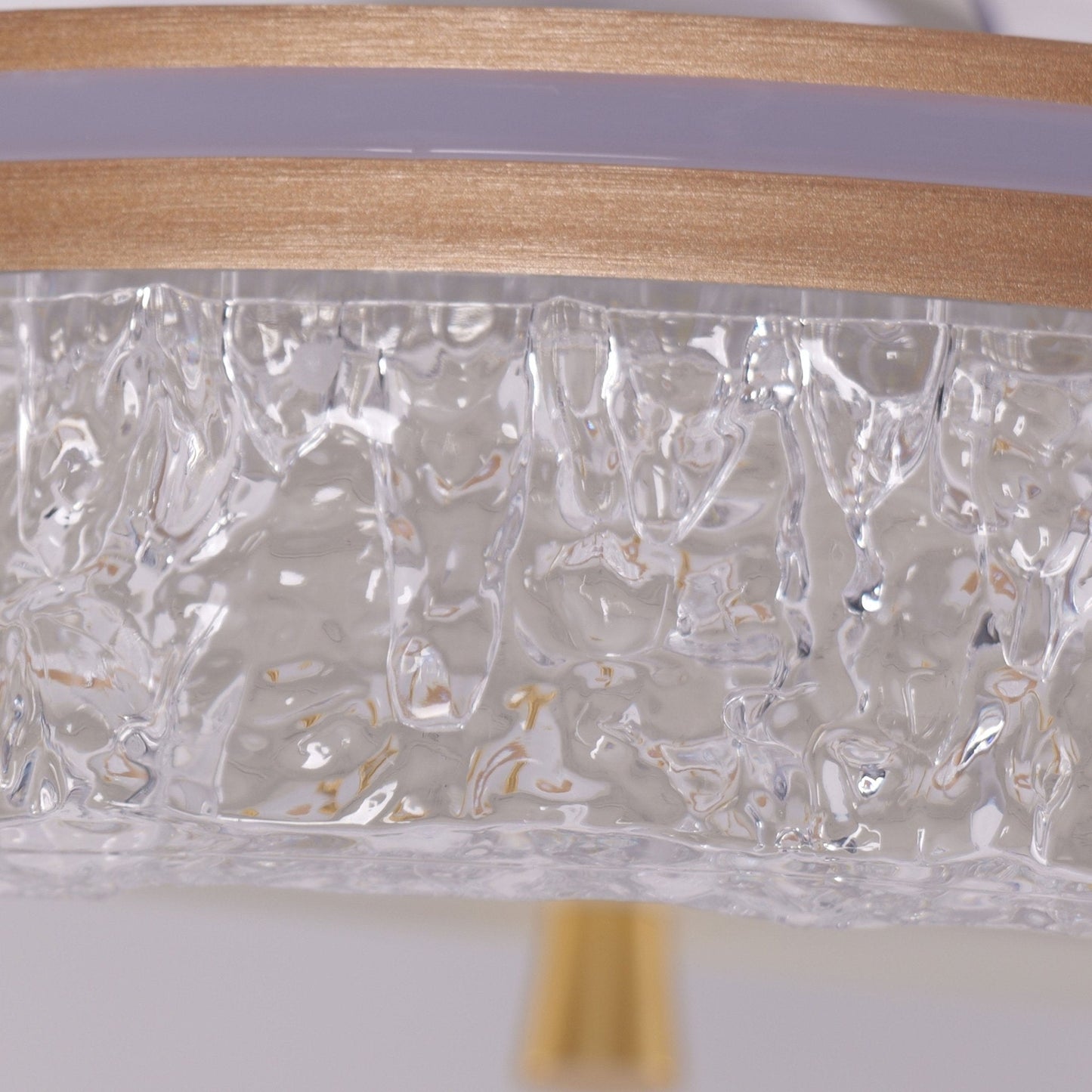 Lightsin Whisper Quiet Reversible Ceiling Fan with Light Acrylic and Metal Fan Ceiling Light Fixture - House Comfort