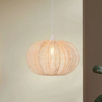 Lightsin Woven Rattan Ceiling Light for a Serene Ambiance - House Comfort