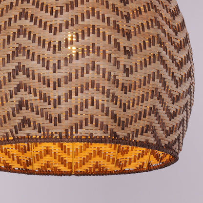 Lightsin Woven Rattan Ceiling Light with Wave Details for Modern Ceiling Lights - House Comfort