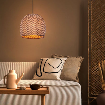 Lightsin Woven Rattan Ceiling Light with Wave Details for Modern Ceiling Lights - House Comfort