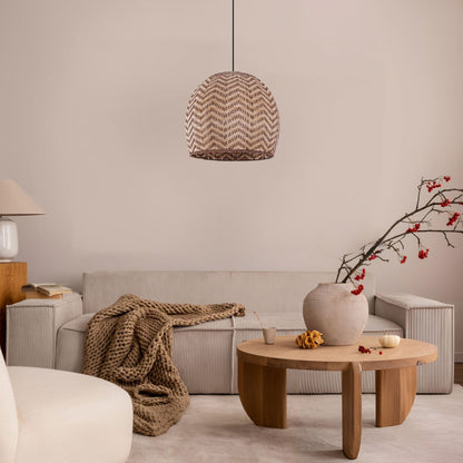 Lightsin Woven Rattan Ceiling Light with Wave Details for Modern Ceiling Lights - House Comfort