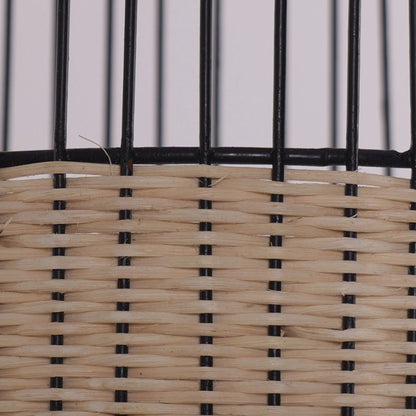 Lightsin Woven Rattan Cylinder Pendant Light for Warm and Inviting Spaces - House Comfort