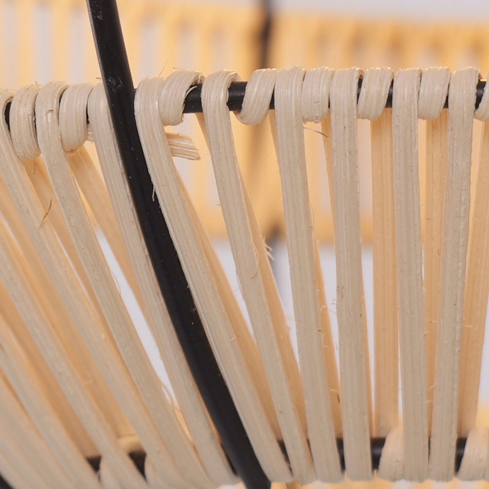 Lightsin Woven Sphere Pendant Light for Cozy Natural Elegance - House Comfort