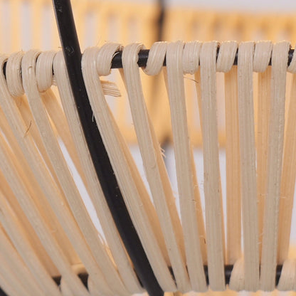 Lightsin Woven Sphere Pendant Light for Cozy Natural Elegance - House Comfort