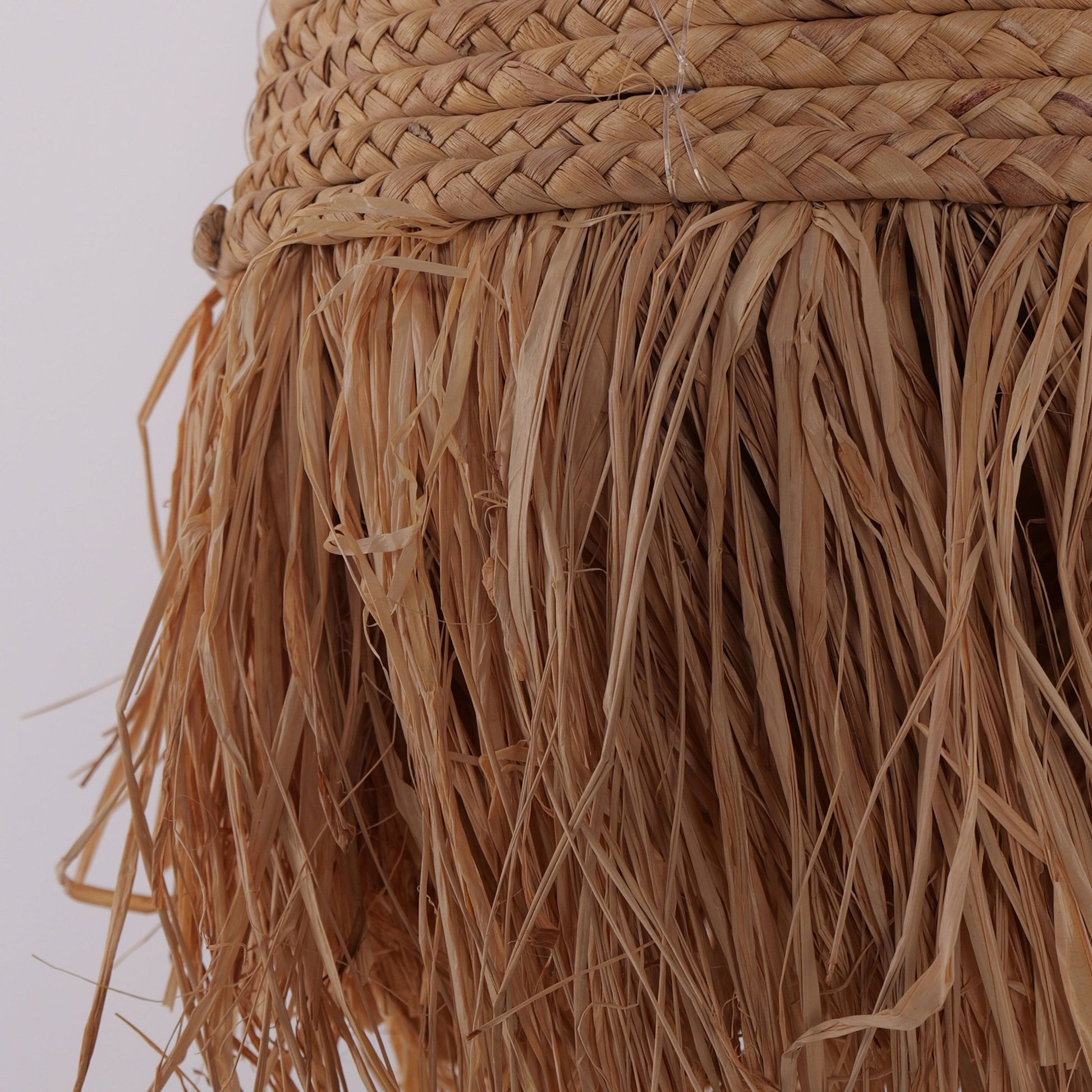 Lightsin Zen Wabi - Sabi Woven Pendant Light with Natural Grass Texture - House Comfort