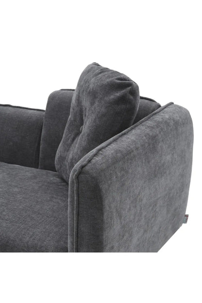 Linen Chaise Lounge with Tray Table - House Comfort