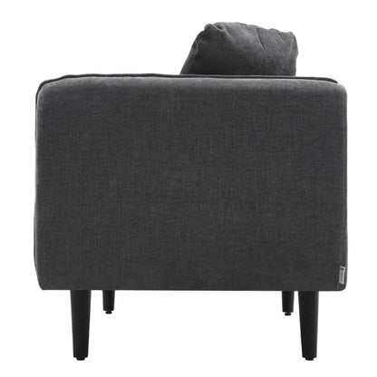 Linen Chaise Lounge with Tray Table - House Comfort