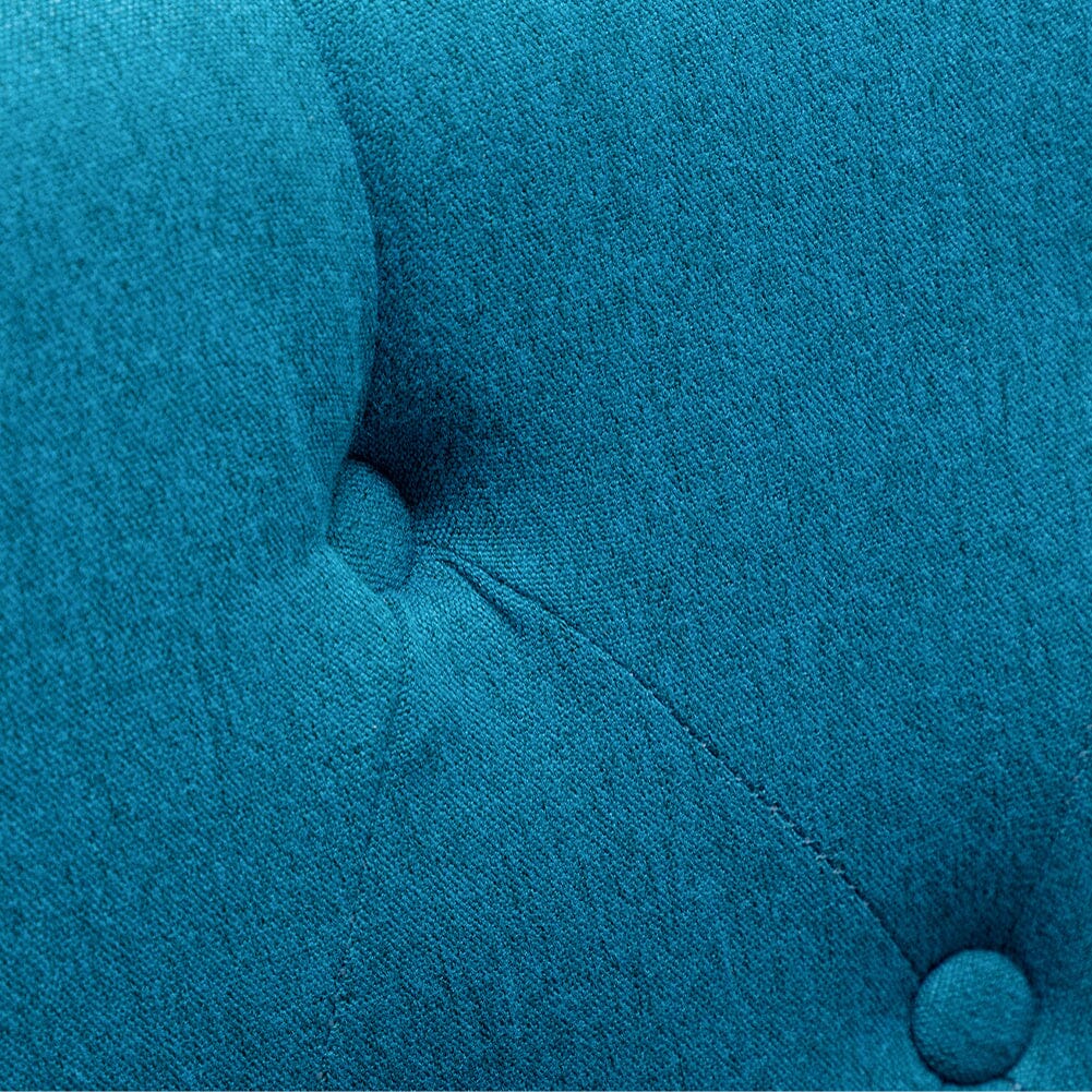 Linen Upholstery Wingback Chair With Cushion - House Comfort