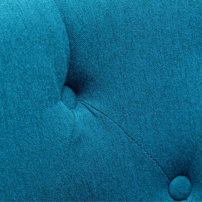 Linen Upholstery Wingback Chair With Cushion - House Comfort