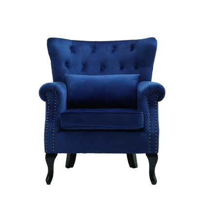 Luxurious Button Armchair with Toss Pillow - House Comfort