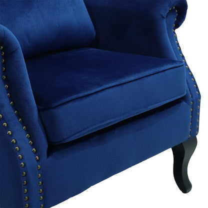 Luxurious Button Armchair with Toss Pillow - House Comfort