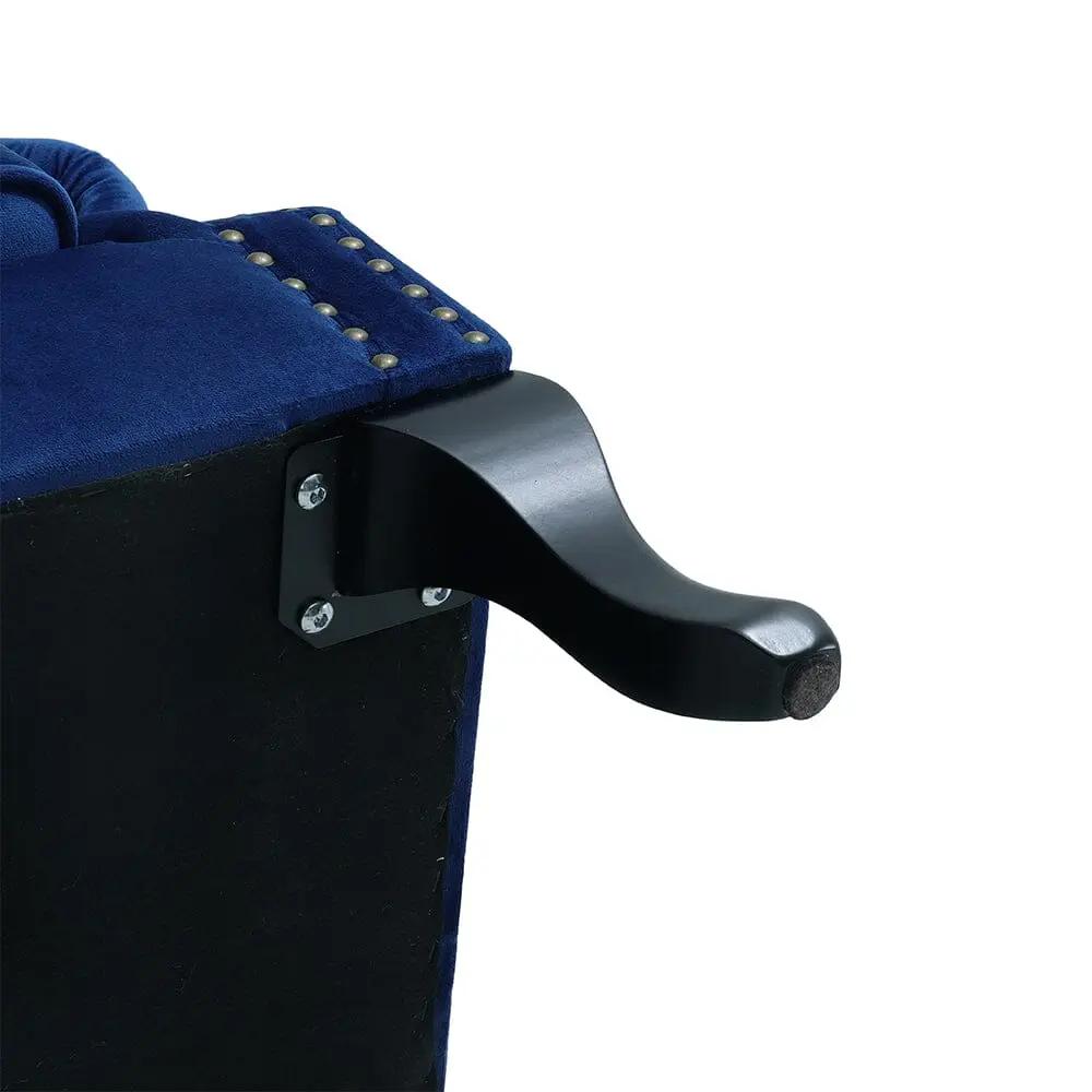 Luxurious Button Armchair with Toss Pillow - House Comfort