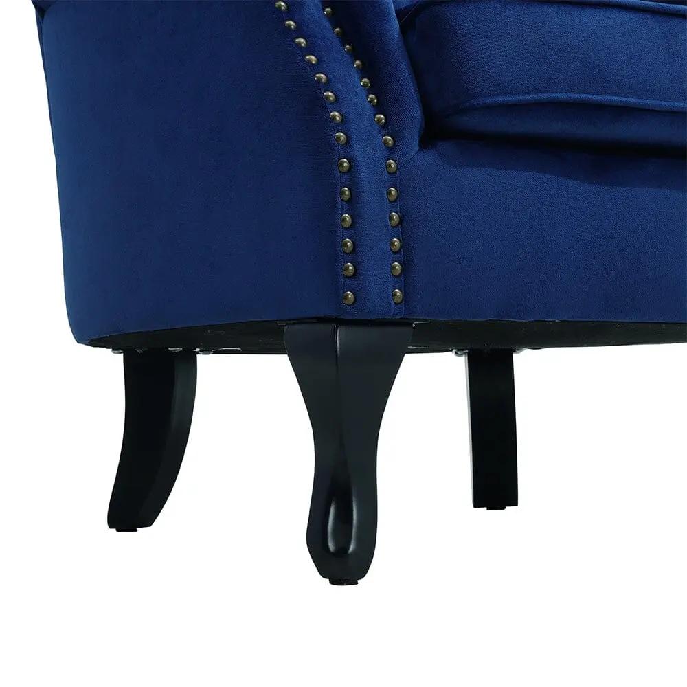 Luxurious Button Armchair with Toss Pillow - House Comfort