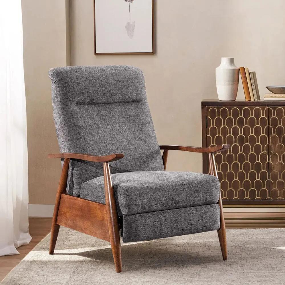Manual Recliner Armchair with its plush cushions - House Comfort