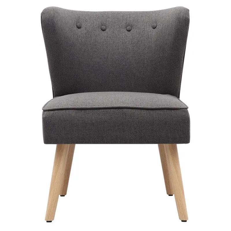 Medium Single Leisure Armchair with Wooden Legs - House Comfort