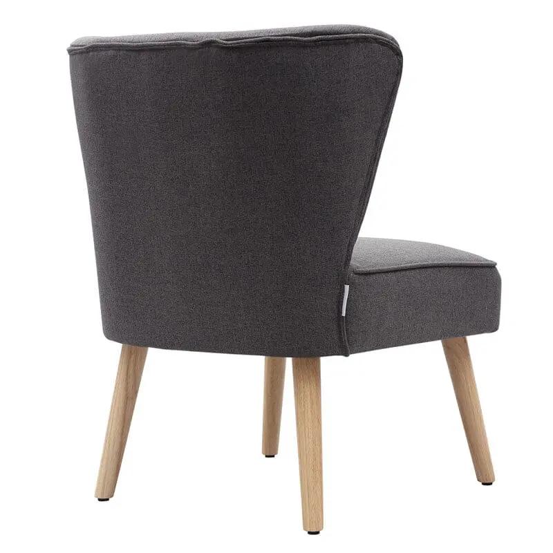 Medium Single Leisure Armchair with Wooden Legs - House Comfort