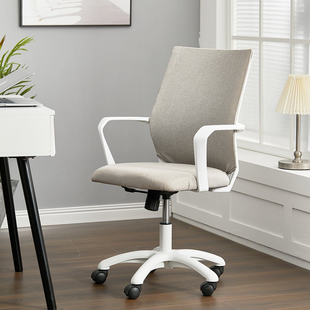 Mesh Adjustment Lumbar Support Back Ergonomic Swivel Office Chair with Wheels - House Comfort