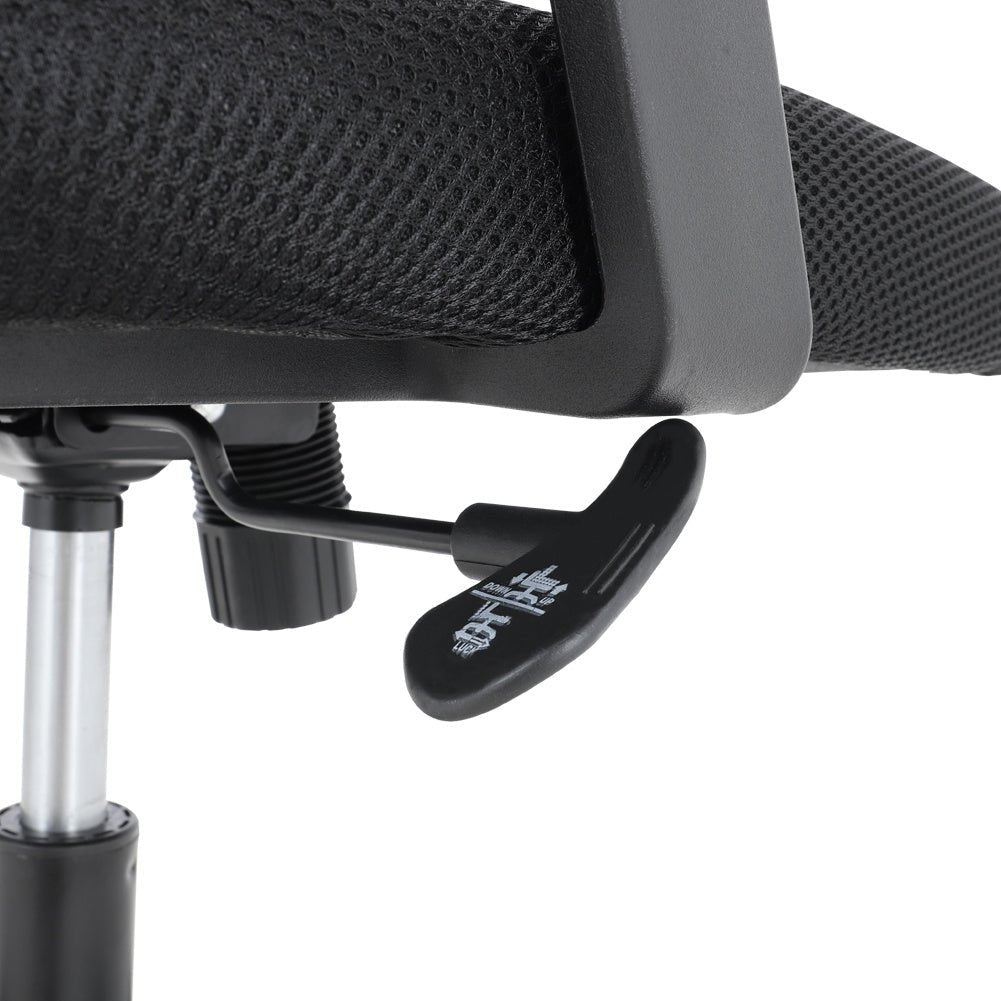 Mesh Back Ergonomic 360 Degree Swivel Office Chair with Folding Armrests - House Comfort