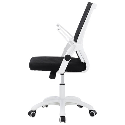 Mesh Back Ergonomic 360 Degree Swivel Office Chair with Folding Armrests - House Comfort