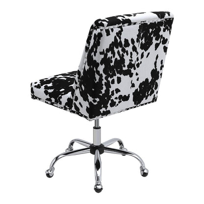 Milk Cow Print Swivel Office Chair - House Comfort