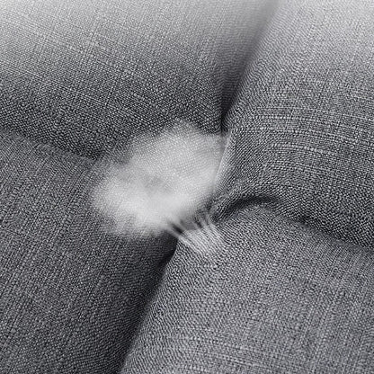 Modern Comfort Adjustable Recliner with Footstool Grey - House Comfort