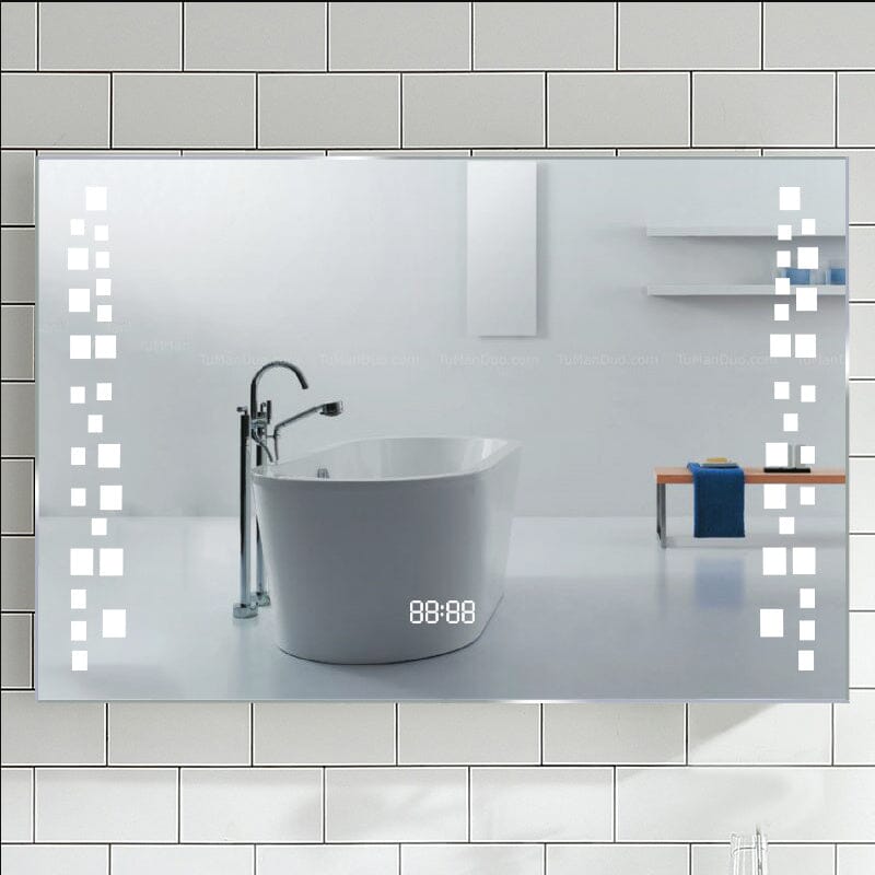 Modern Fog - Free LED Horizontal Bathroom Mirror, Surface Mount - House Comfort