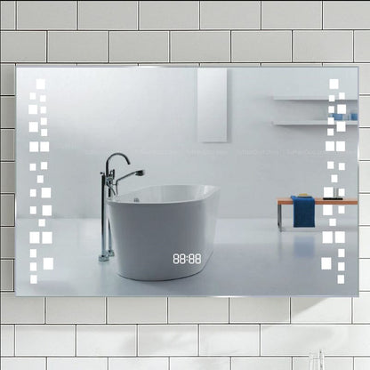 Modern Fog - Free LED Horizontal Bathroom Mirror, Surface Mount - House Comfort