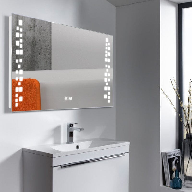 Modern Fog - Free LED Horizontal Bathroom Mirror, Surface Mount - House Comfort