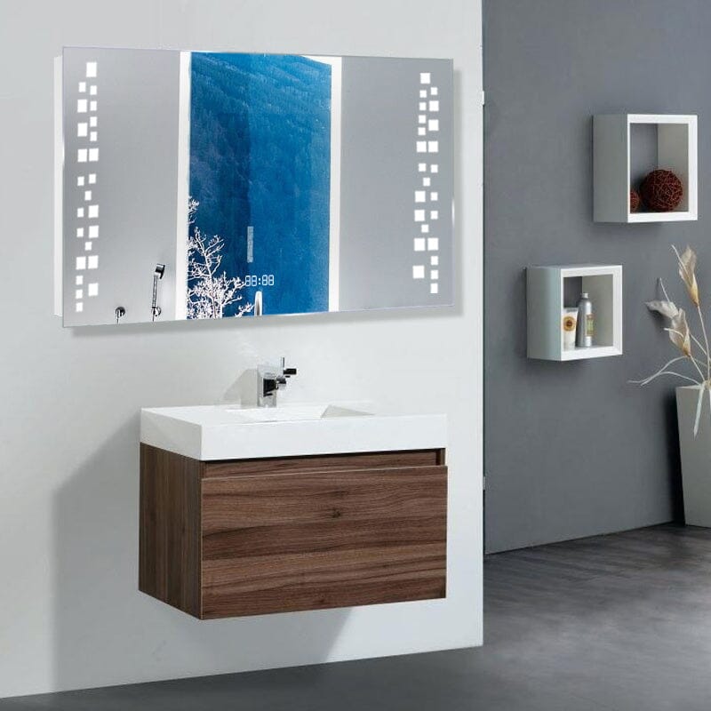 Modern Fog - Free LED Horizontal Bathroom Mirror, Surface Mount - House Comfort