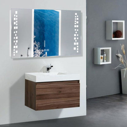 Modern Fog - Free LED Horizontal Bathroom Mirror, Surface Mount - House Comfort
