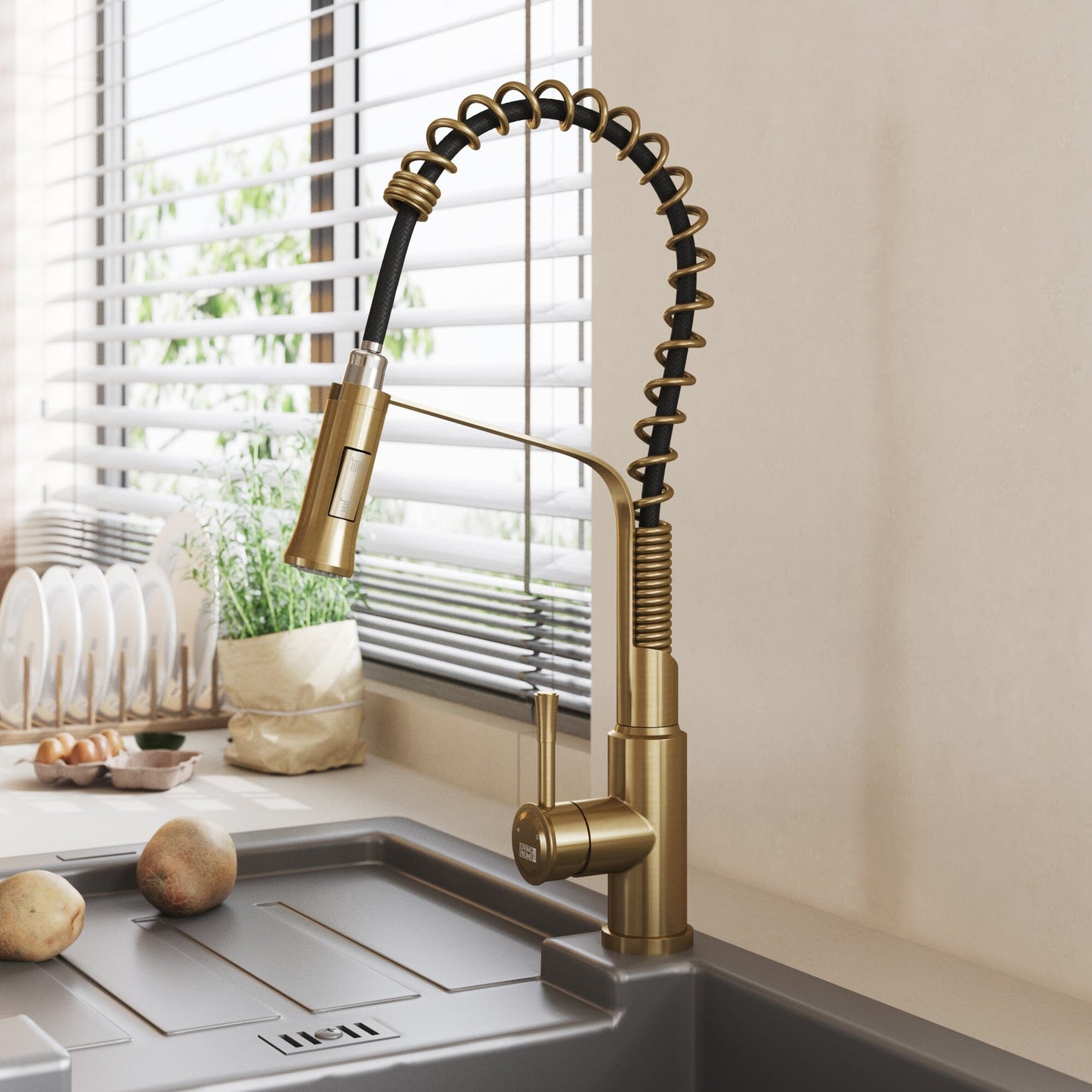 Modern Kitchen Pull Down Faucet - House Comfort