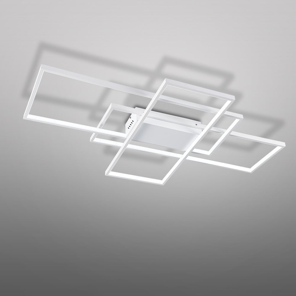 Modern Rectangular LED Ceiling Light Non - Dimmable 89W/113W - House Comfort