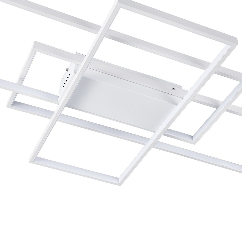 Modern Rectangular LED Ceiling Light Non - Dimmable 89W/113W - House Comfort