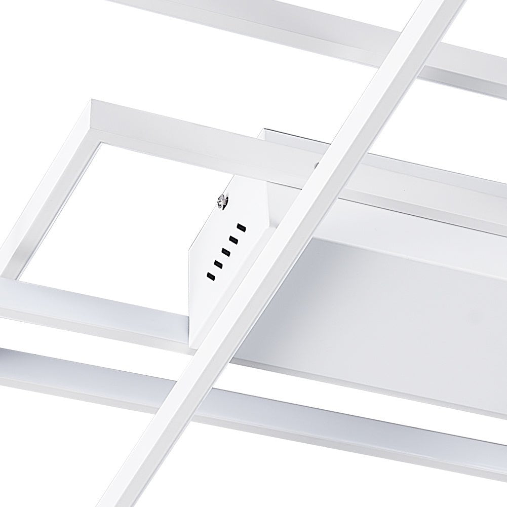 Modern Rectangular LED Ceiling Light Non - Dimmable 89W/113W - House Comfort