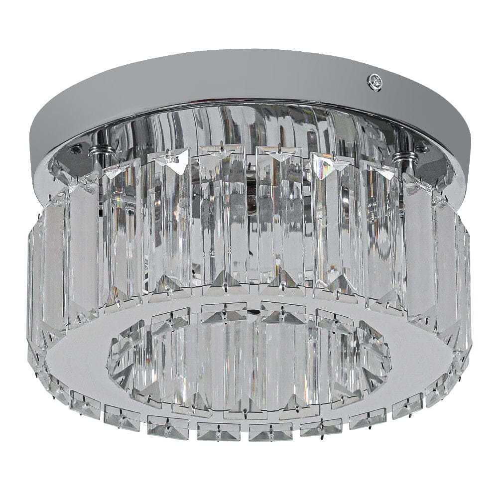 Modern Round Crystal Ceiling Light - House Comfort