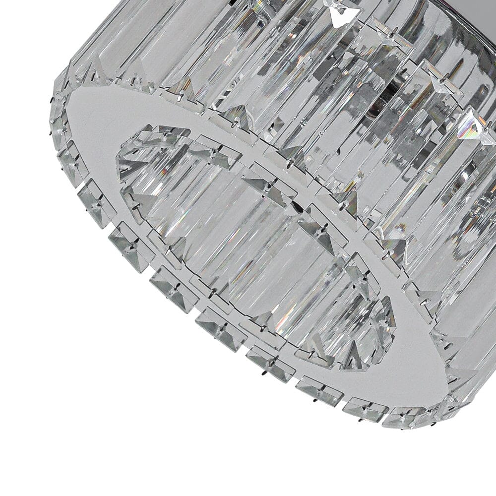 Modern Round Crystal Ceiling Light - House Comfort