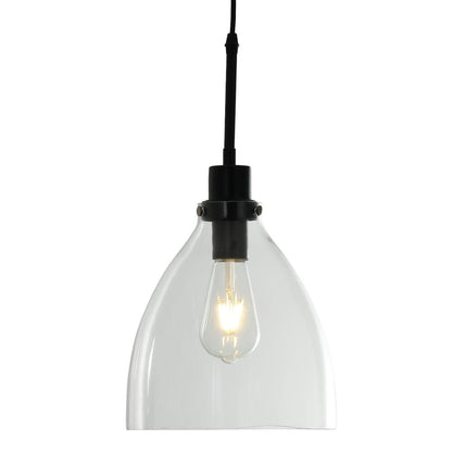 Modern Style Glass Single Light Pendant Light - House Comfort