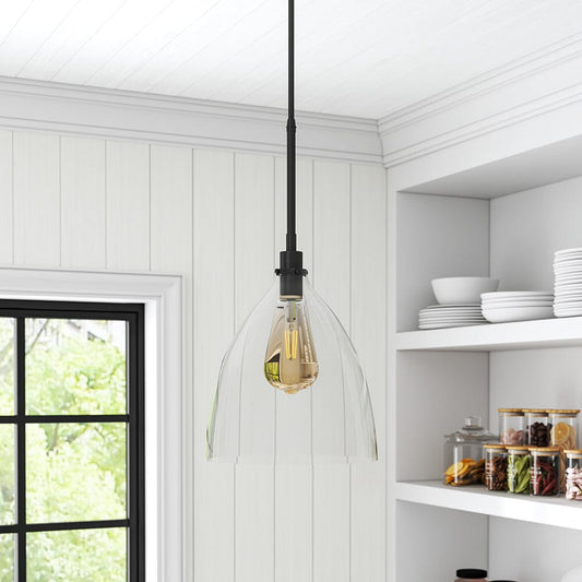 Modern Style Glass Single Light Pendant Light - House Comfort