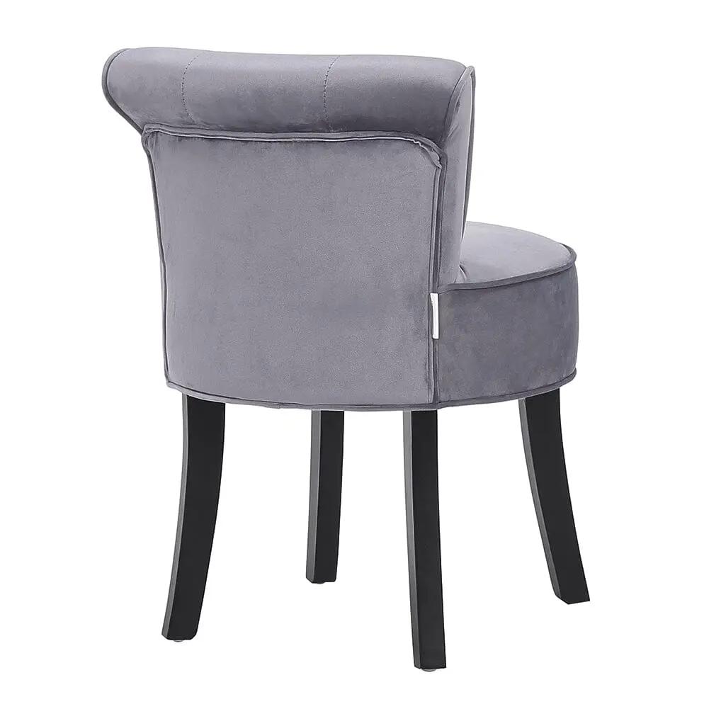 Modern Upholstered Buttoned Stool for Dressing Table - House Comfort