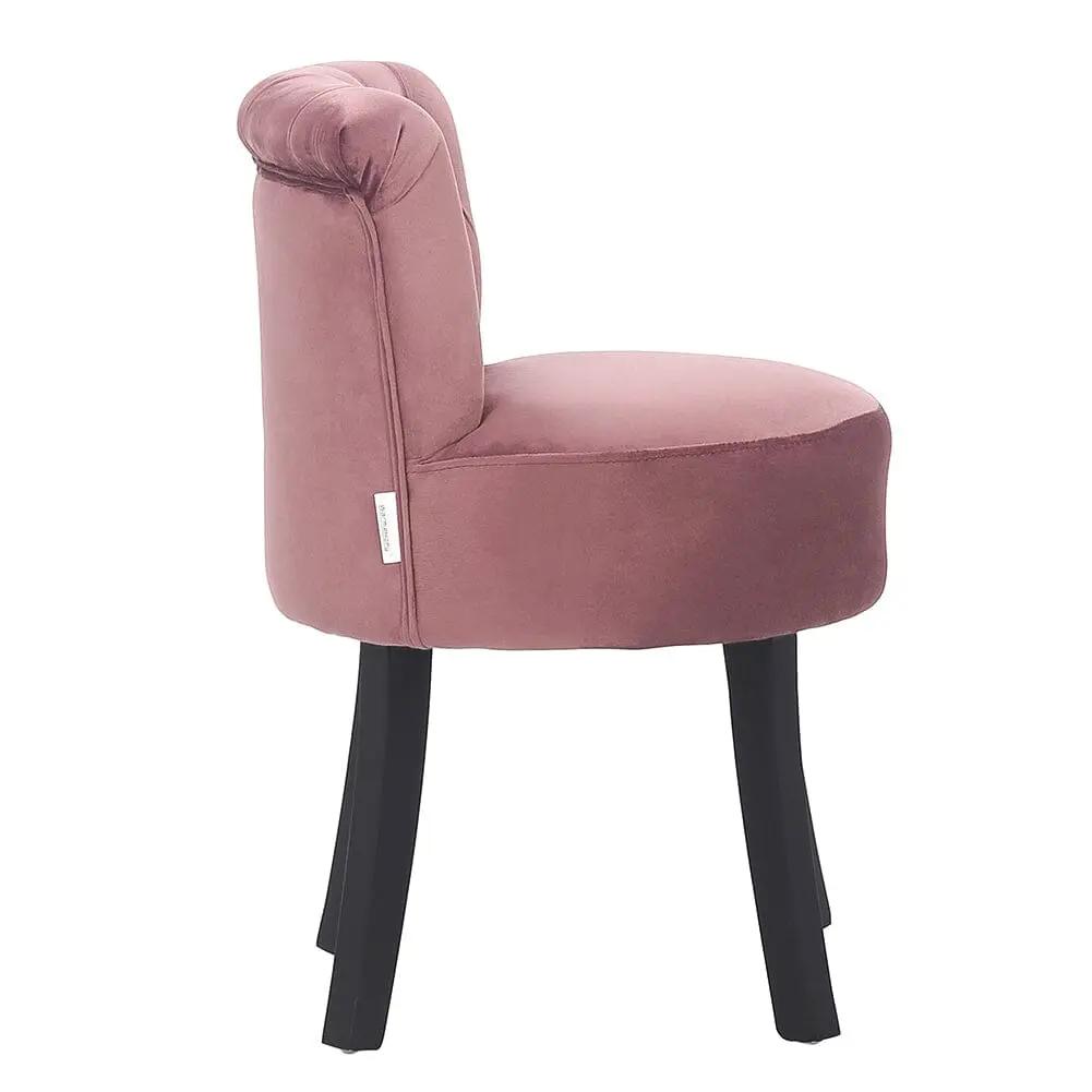 Modern Upholstered Buttoned Stool for Dressing Table - House Comfort