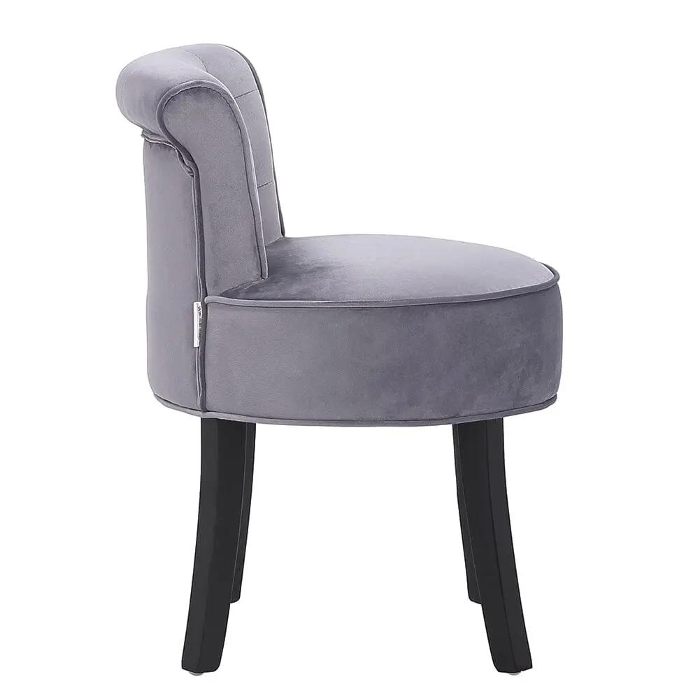 Modern Upholstered Buttoned Stool for Dressing Table - House Comfort