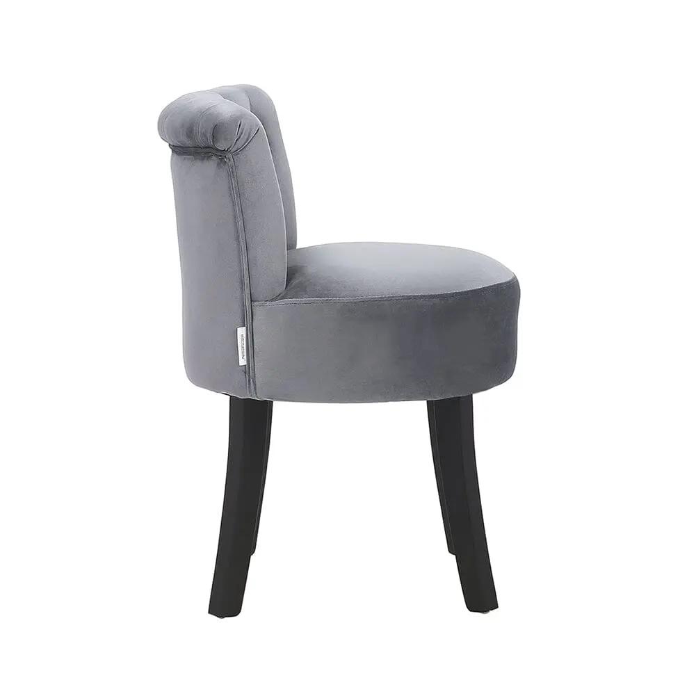 Modern Upholstered Buttoned Stool for Dressing Table - House Comfort