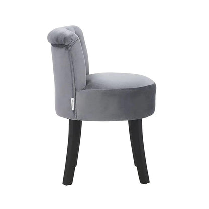 Modern Upholstered Buttoned Stool for Dressing Table - House Comfort